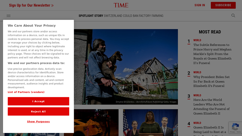 Breaking News, Analysis, Politics, Blogs, News Photos, Video, Tech Reviews - TIME.com
Breaking news and analysis from TIME.com. Politics, world news, photos, video, tech reviews, health, science and entertainment news. Free archive of TIME magazine since 1923.
TIME.com,Daily News
