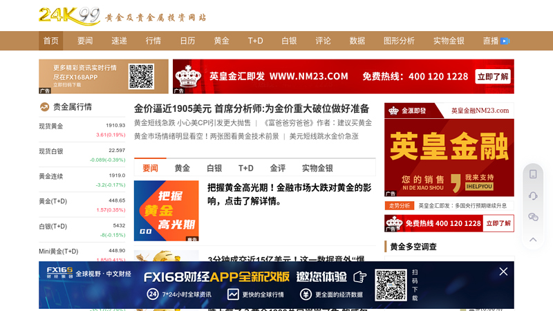 Gold Price - Gold Trends - Gold Reviews - Shanghai Gold Exchange - Metric Gold Price - Gold News -24k99 Huangjinbao - Authoritative Gold Portal Website