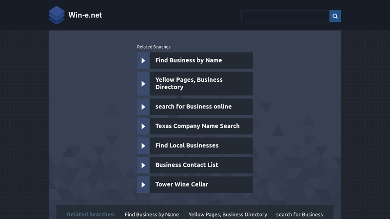Website Directory | Category Directory | Website Directory | Website Navigation - Win e Open Website Directory (win e. net)